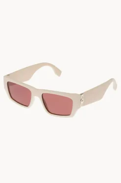Sunglasses^Le Specs Plastic Measures Sunglasses Ivory