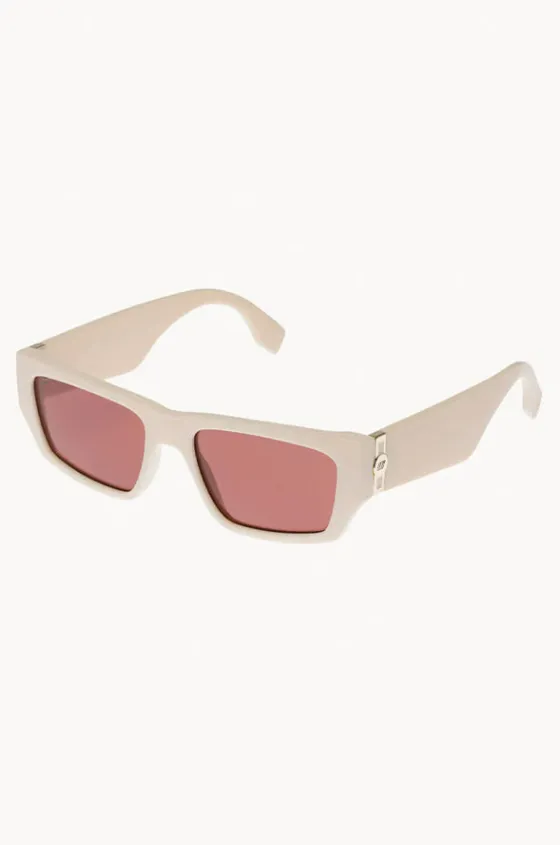 Sunglasses^Le Specs Plastic Measures Sunglasses Ivory