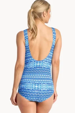 One Pieces^Jantzen Portugal Pintuck One Piece Navy