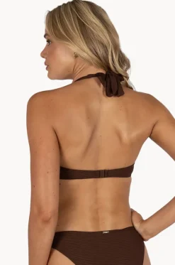 Bikini Tops^Baku Positano Booster Halter Mocha