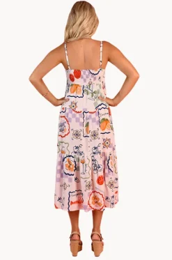 Dresses^Go Girl Positano Picnic Ellie Midi Dress Soft pink