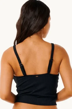 Tankini Tops^Rip Curl Premium Surf Tankini Separate Black
