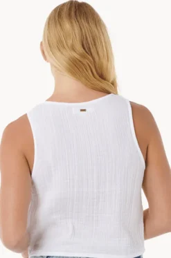 Tops^Rip Curl Premium Surf Top White