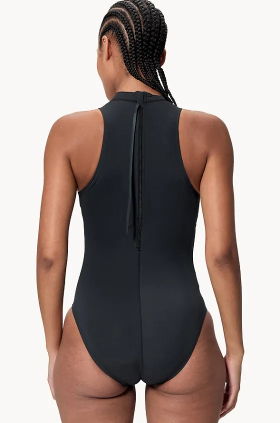 One Pieces^Speedo Printed Hydrasuit One Piece Black/Cobalt