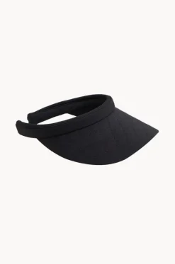 Headwear^Seafolly Quilted Visor BLACK