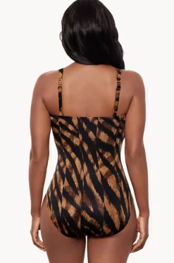 One Pieces^Miraclesuit Raya De Safari Europa One Piece Black/brown