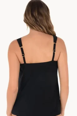 Tankini Tops^Miraclesuit Razzle Dazzle Tankini Separate Black