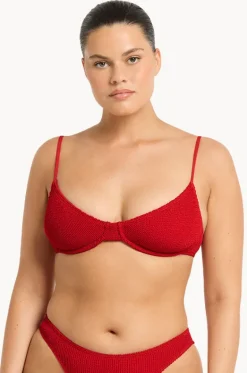 Bikini Tops^Bond-eye Recycled Gracie Balconette Red