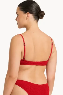 Bikini Tops^Bond-eye Recycled Gracie Balconette Red