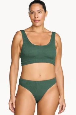 Bikini Sets^Artesands Recycled Kahlo Crop Set Seagreen