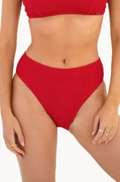 Bottoms^Moontide Retro Deco Mid Rise Pant Hibiscus