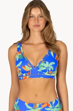 Bikini Tops^Baku Rio Grande D/DD Cup Longline Bra Electric