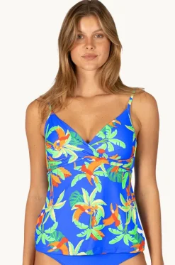 Tankini Tops^Baku Rio Grande Multi Fit Wrap Tankini Separate Electric