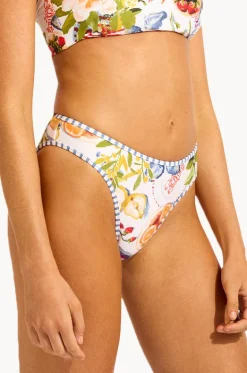 Bottoms^Seafolly Riviera Coast High Leg Pant White