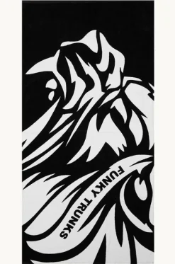 Sport Towels|Towels^Funky Trunks Roar Energy Towel Black/white