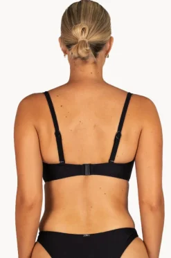 Bikini Tops^Baku Rococco D/DD Cup Twist Bandeau Nero