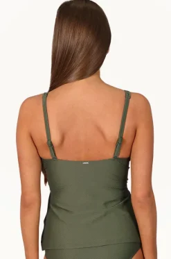 Tankini Tops^Baku Rococco D/E Cup Wrap Tankini Separate Amazon