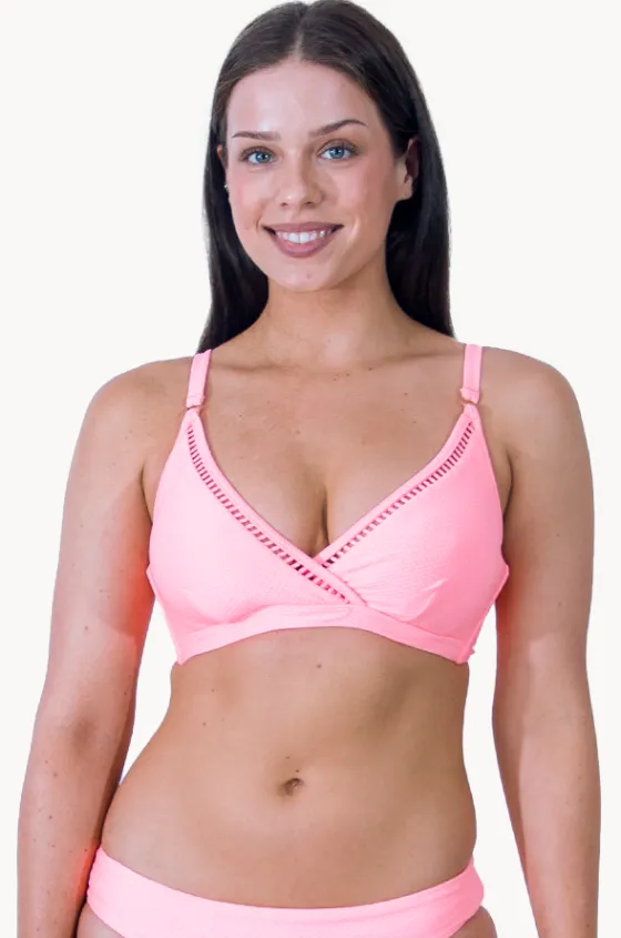 Bikini Tops^Baku Rococco D/E Ladder Wrap Bra Coral
