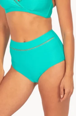 Bottoms^Baku Rococco Ladder High Waist Pant Caribbean