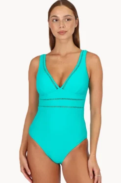 One Pieces^Baku Rococco Longline One Piece Caribbean