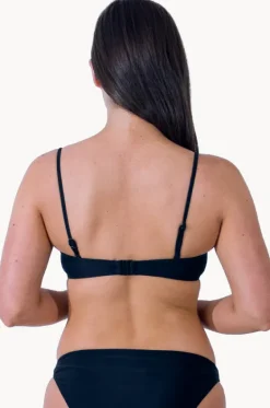 Bikini Tops^Baku Rococco Luxe Trim Bandeau Nero