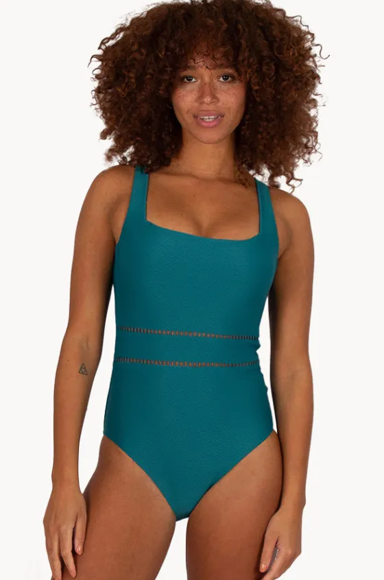 One Pieces^Baku Rococco Square Neck One Piece Jungle