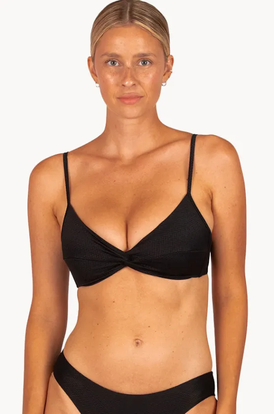 Bikini Tops^Baku Rococco Twist Bralette Nero
