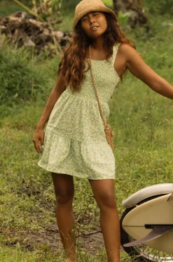 Dresses^Roxy Rosie Waves II Mini Dress Green