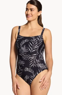 One Pieces^Zoggs Safari Leaf Classicback One Piece Black/White