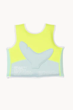 Floaties & Swim Aids|Floaties & Swim Aids^Sunny Life Salty The Shark Swim Vest 3-6 Years Neon