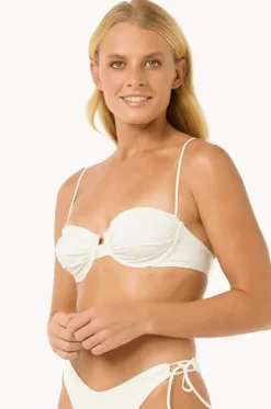 Bikini Tops^Rip Curl San Carlos Broderie Balconette Bone