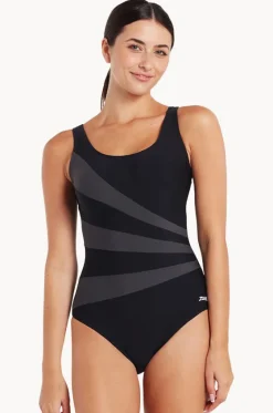 One Pieces^Zoggs Sandon Adjustable Scoopback One Piece BLACK