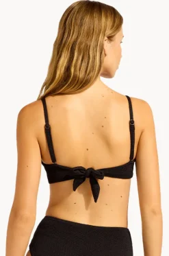 Bikini Tops^Seafolly Sea Dive F Cup Underwire Bra BLACK
