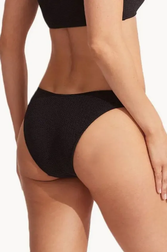 Bottoms^Seafolly Sea Dive High Cut Pant Black