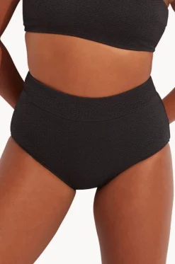 Bottoms^Seafolly Sea Dive High Waisted Pant Black