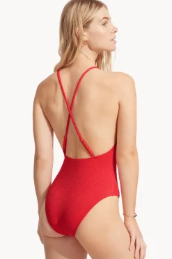 One Pieces^Seafolly Sea Dive Scoop Neck One Piece Chilli red
