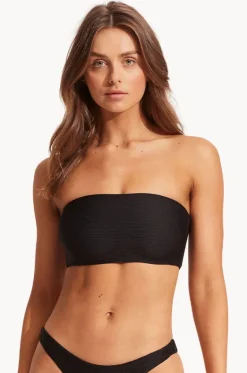 Bikini Tops^Seafolly Sea Dive Tube Top Black