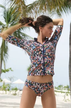 Rashies & Sunsuits^Nip Tuck Secret Love Yvonne Suntop Violet