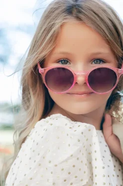 Sunglasses^Frankie Ray Shine Kids Sunnies Neon Pink
