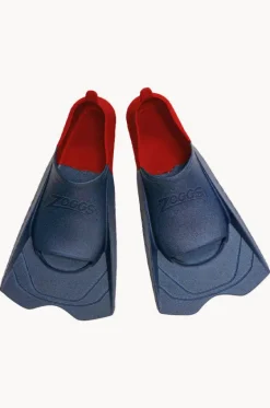 Swim Fins^Zoggs Short Blade Swim Fins - Size US 2-3 Red