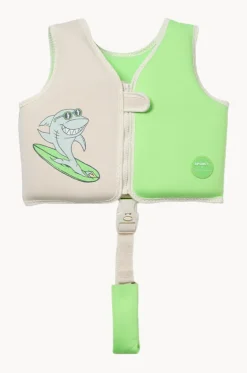 Floaties & Swim Aids|Floaties & Swim Aids^Sunny Life Shred Shark Swim Vest 2-3 Years Green