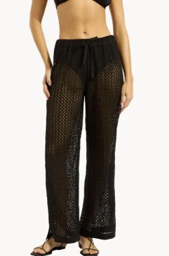 Pants^Seafolly Side Split Pant BLACK