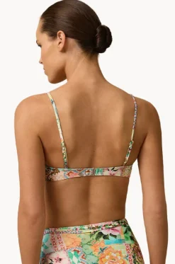 Bikini Tops^Monte u0026 Lou Simi Gathered Balconette Bra Multi