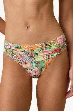 Bottoms^Monte u0026 Lou Simi Mid Rise Ruched Pant Multi