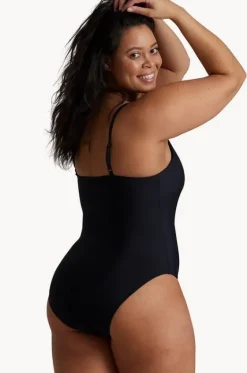 One Pieces^Love Luna Single Strap One Piece Black