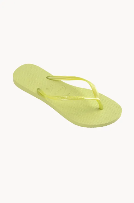 Footwear^Havaianas Slim Metallic Thong Matcha