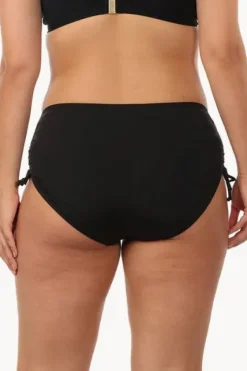 Bottoms^24th And Ocean Solid Adjustable High Waist Pant (18-24) BLACK