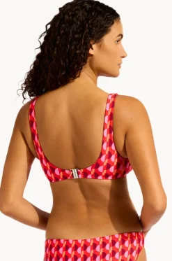 Bikini Tops^Seafolly Sorrento Ring Front Tank Flame
