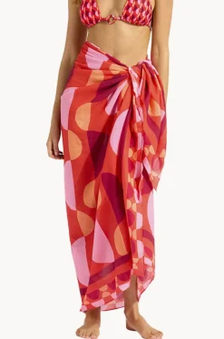 Sarongs^Seafolly Sorrento Sarong Flame