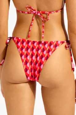Bottoms^Seafolly Sorrento Tie Side Rio Pant Flame
